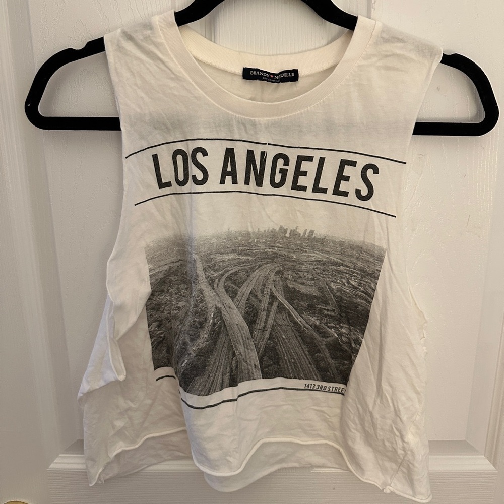 Y2K Vintage 2000s Brandy Melville LA Muscle Tank
